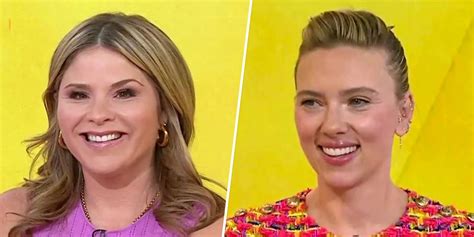 scarlett johansson bush|Jenna Bush Hager and Scarlett Johansson Bond Over Being。